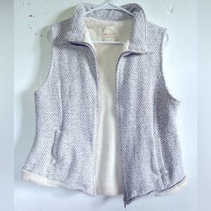 Grey and white size M Altar’d State sweater VEST